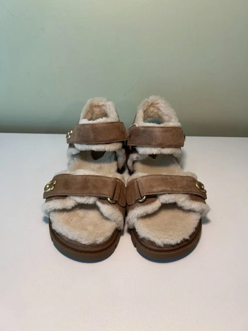 Coach Women's Brynn Shearling Sandal